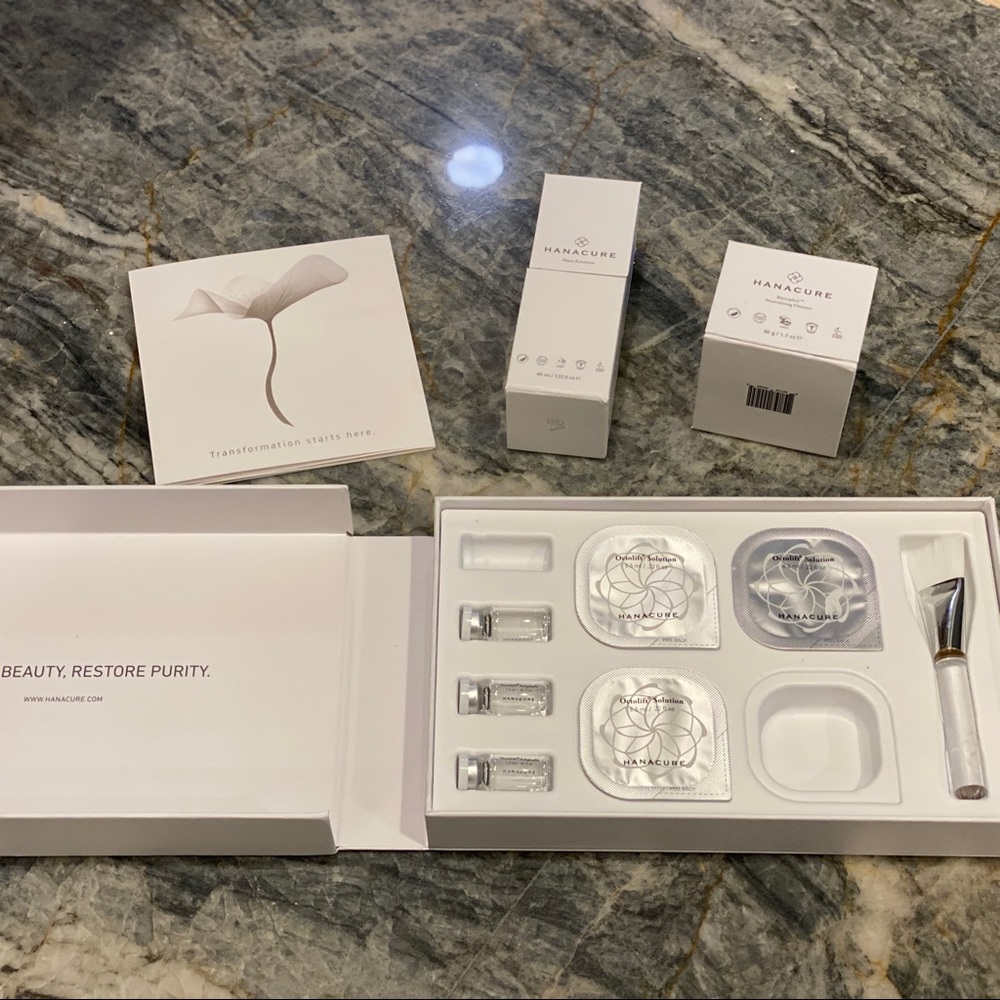 HANACURE Microphol Neutralizing Cleanser-Nano Emulsion-All-In-One Facial Set